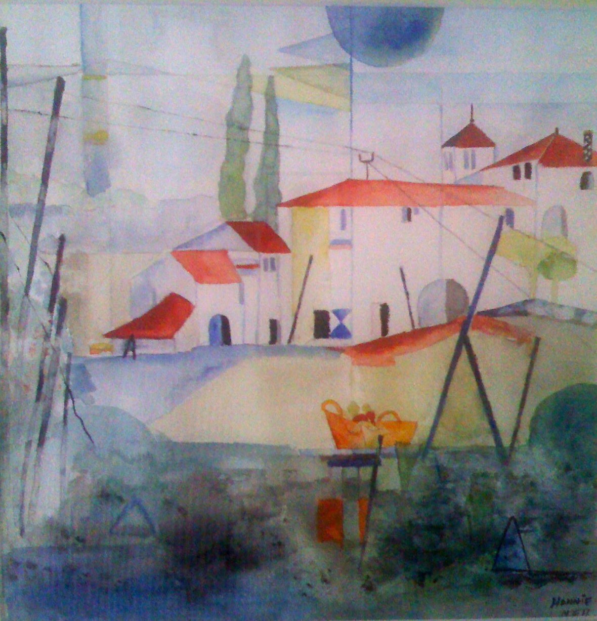 Italië aquarel